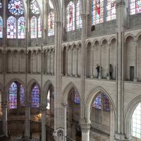 Cathédrale Saint-Étienne d'Auxerre - Interior, chevet, triforium level, looking southeast  