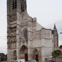 Cathédrale Saint-Étienne d'Auxerre - Exterior, western frontispiece