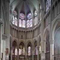 Cathédrale Saint-Étienne d'Auxerre - Interior, chevet and hemicycle
