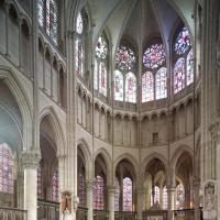 Cathédrale Saint-Étienne d'Auxerre - Interior, chevet looking northeast
