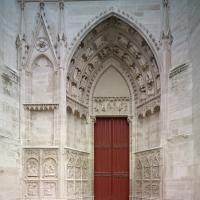 Cathédrale Saint-Étienne d'Auxerre - Exterior, western frontispiece, north portal