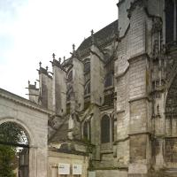 Cathédrale Saint-Étienne d'Auxerre - Exterior, chevet, northern flank