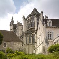 Cathédrale Saint-Étienne d'Auxerre - Exterior, chevet, east end, distant view