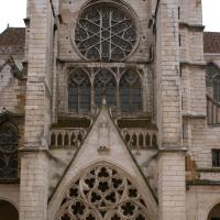 Église Saint-Germain d'Auxerre - Exterior, north transept elevation