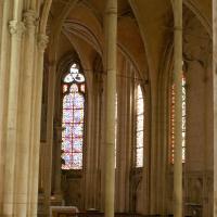 Église Saint-Germain d'Auxerre - Interior, ambulatory and lady chapel