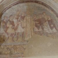 Église Saint-Germain d'Auxerre - Interior, crypt, north aisle,  west niche, wall painting