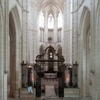 Église Saint-Germain d'Auxerre - Interior, nave and chevet looking east