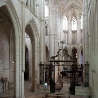Église Saint-Germain d'Auxerre - Interior, north nave elevation looking into chevet