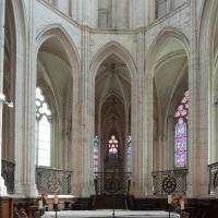 Église Saint-Germain d'Auxerre - Interior, chevet arcade