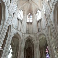 Église Saint-Germain d'Auxerre - Interior, chevet elevation