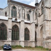 Église Saint-Germain d'Auxerre - Exterior, south nave elevation