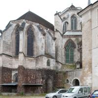 Église Saint-Germain d'Auxerre - Exterior, east chevet eleavtion