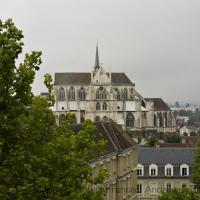 Église Saint-Germain d'Auxerre - Exterior, distant view, south elevation