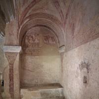 Église Saint-Germain d'Auxerre - Interior, crypt, north aisle,  west niche