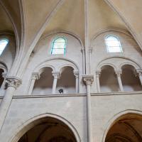 Église Saint-Hermeland de Bagneux - Interior, chevet, triforium and clerestory elevation