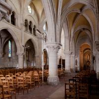 Église Saint-Hermeland de Bagneux - Interior, south nave aisle looking northeast