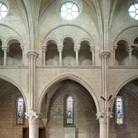 Église Saint-Hermeland de Bagneux - Interior, south nave aisle looking north