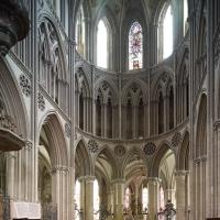 Cathédrale Notre-Dame de Bayeux - Interior, east chevet elevation