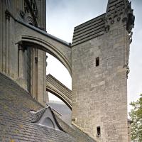 Cathédrale Notre-Dame de Bayeux - Exterior, north chevet flying buttress