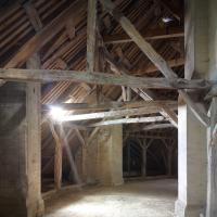 Cathédrale Notre-Dame de Bayeux - Interior, roof structure over north ambulatory vaulting