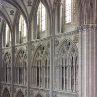 Cathédrale Notre-Dame de Bayeux - Interior, south choir elevation from triforium level