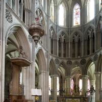 Cathédrale Notre-Dame de Bayeux - Interior, hemicycle elevation