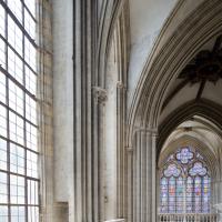 Cathédrale Notre-Dame de Bayeux - Interior, north transept, east clerestory