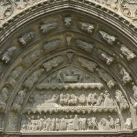 Cathédrale Notre-Dame de Bayeux - Exterior, south transept, portal, tympanum