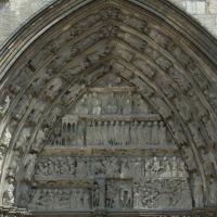 Cathédrale Notre-Dame de Bayeux - Exterior, western frontispiece, south portal, tympanum
