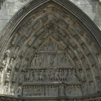 Cathédrale Notre-Dame de Bayeux - Exterior, western frontispiece, north portal, tympanum