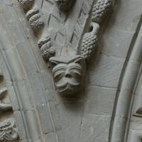 Cathédrale Notre-Dame de Bayeux - Interior, nave, south arcade, spandrel panel, corbel