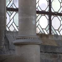 Cathédrale Notre-Dame de Bayeux - Interior, nave, south clerestory, window, shaft base