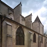 Collégiale Notre-Dame de Beaune - Exterior, north nave elevation