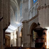 Église Saint-Laumer de Blois - Interior, north nave elevation looking west