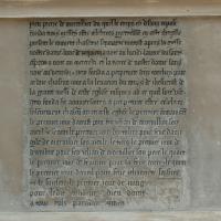 Église Saint-Laumer de Blois - Interior, nave, south arcade, pier, inscription