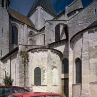 Église Saint-Laumer de Blois - Exterior, southeast chevet, chapel