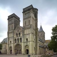 Église de la Trinité de Caen - Exterior, western frontispiece