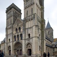 Église de la Trinité de Caen - Exterior, western frontispiece