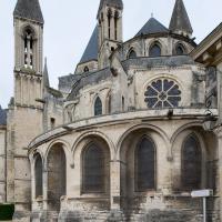 Église Saint-Étienne de Caen - Exterior, east cehvet elevation