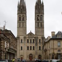 Église Saint-Étienne de Caen - Exterior, western frontispiece