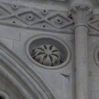 Église Saint-Étienne de Caen - Interior, chevet, hemicycle, gallery, spandrel panel