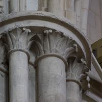 Église Saint-Étienne de Caen - Interior, chevet, hemicycle, gallery, vaulting shaft capitals