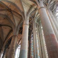Église Saint-Nazaire de Carcassonne - Interior, south transept looking northeast, vault