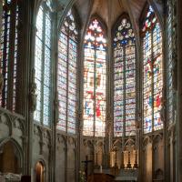Église Saint-Nazaire de Carcassonne - Interior, chevet, northeast apse elevation