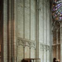 Église Saint-Nazaire de Carcassonne - Interior, north transept looking northwest