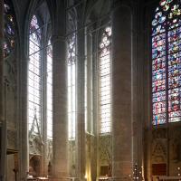 Église Saint-Nazaire de Carcassonne - Interior, north transept looking northeast into chapels