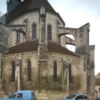 Église Saint-Martin de Chablis - Exterior, southeast corner of chevet