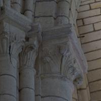 Église Saint-Sulpice de Chars - Interior, nave, south clerestory, capitals