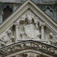 Cathédrale Notre-Dame de Chartres - Exterior, north transept portals, east portal sculptural detail