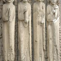 Cathédrale Notre-Dame de Chartres - Exterior, north transept portals, sculptural detail